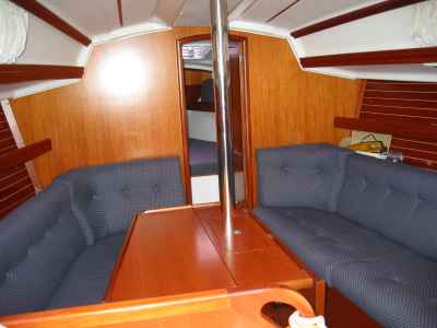 Elan 333 offers a good size saloon