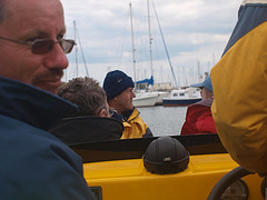 One More Knot's crew on the way to the Portsmouth Sailing Club for a well deserved beer