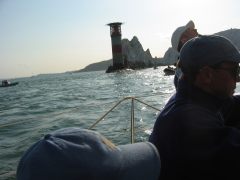 One More Knot passes the Needles, 2010 Round the Island race