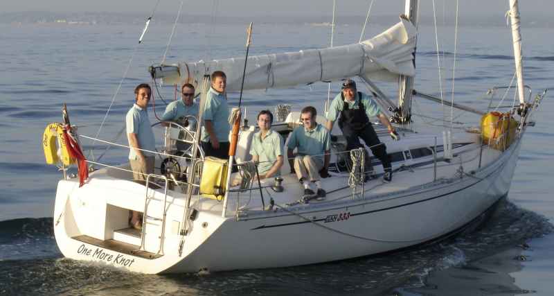 One More Knot on the way to do battle in the 2005 Round the Island race