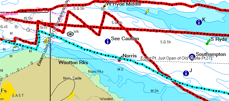 One More Knot's and Rhapsody's GPS plot on the way to the finish