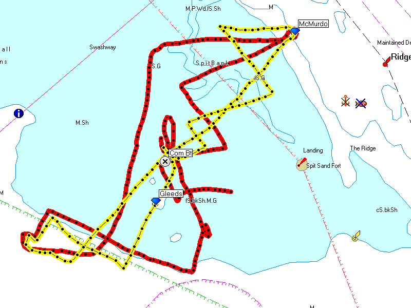 One More Knot's race 6 GPS plot