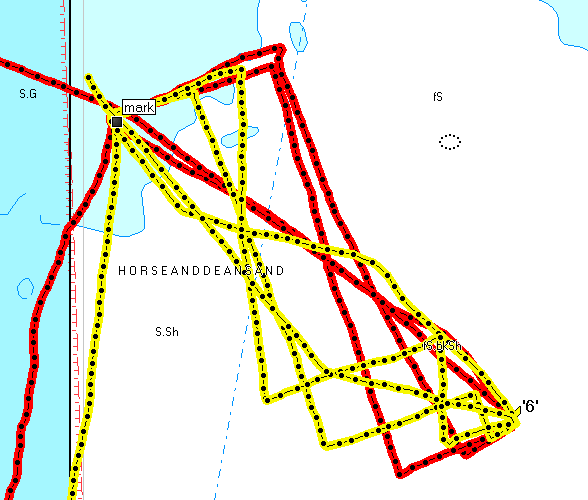 Race 7 final loops, GPS plot