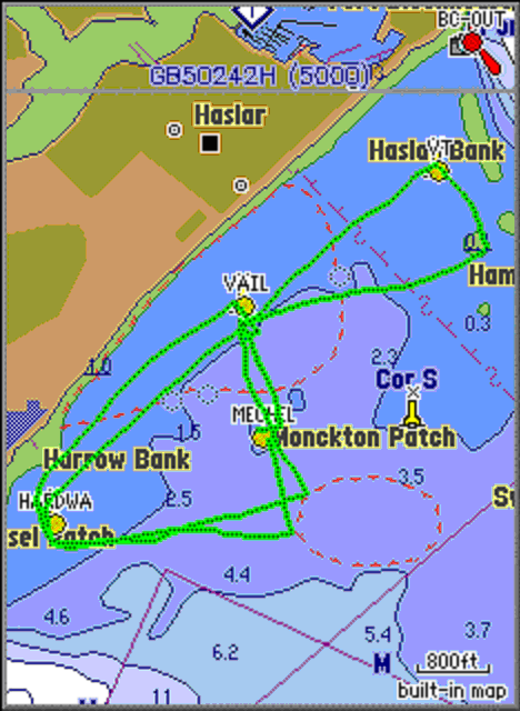 Rhapsody's race 3 GPS plot